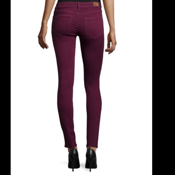 PAIGE Denim - 𝅺PAIGE Jeans Verdunga Vintage Dark Rose Ankle Jeans 30